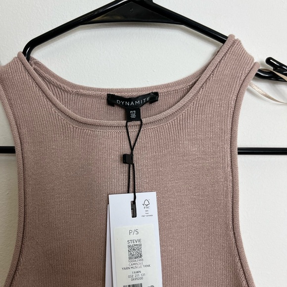 NWT Dynamite Stevie Camisole Yarn Muscle Tank Sz S - Picture 5 of 12